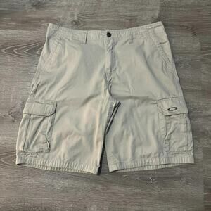 y2k 2000s oakley baggy utility cargo shorts size 36